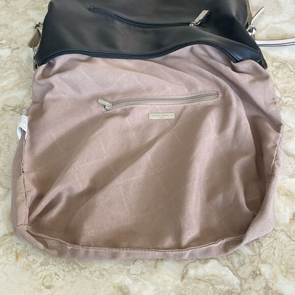 David Jones Vegan Leather Hobo Shoulder Bag - Picture 9 of 11